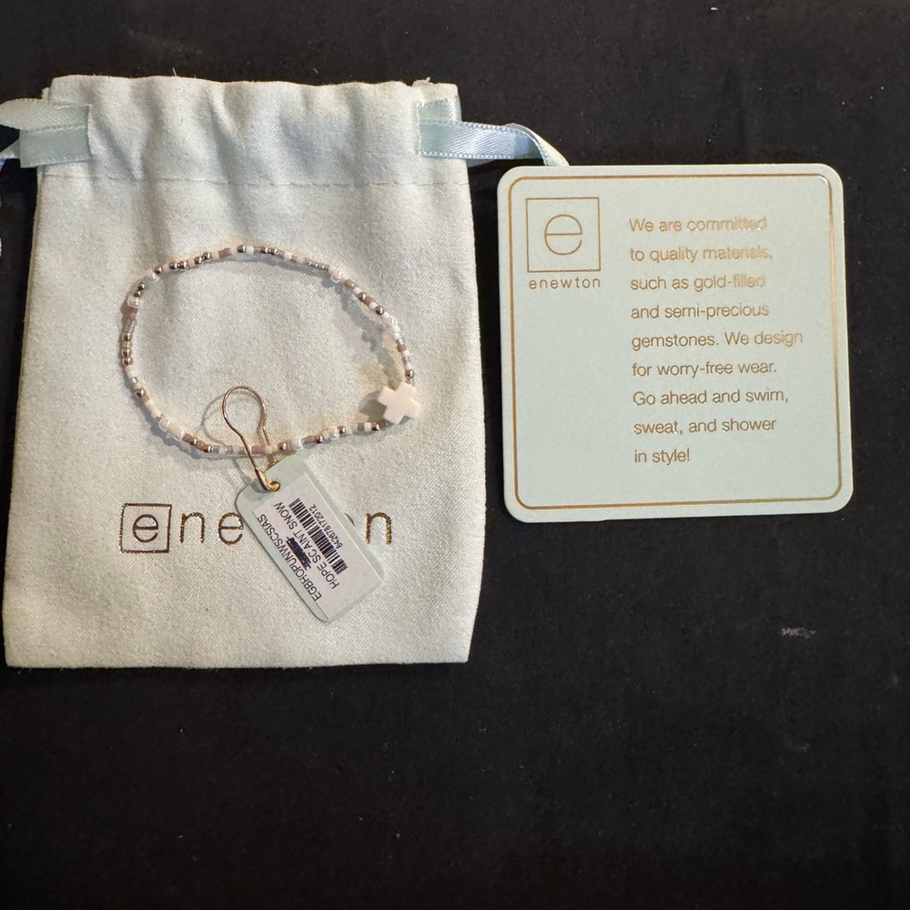 Enewton egirl hope unwritten signature cross Beaded Bracelet Oh snow you didn’t